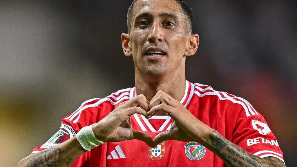 Campeão brasileiro confirma interesse no argentino Di María, craque do Benfica. (Photo by Octavio Passos/Getty Images)