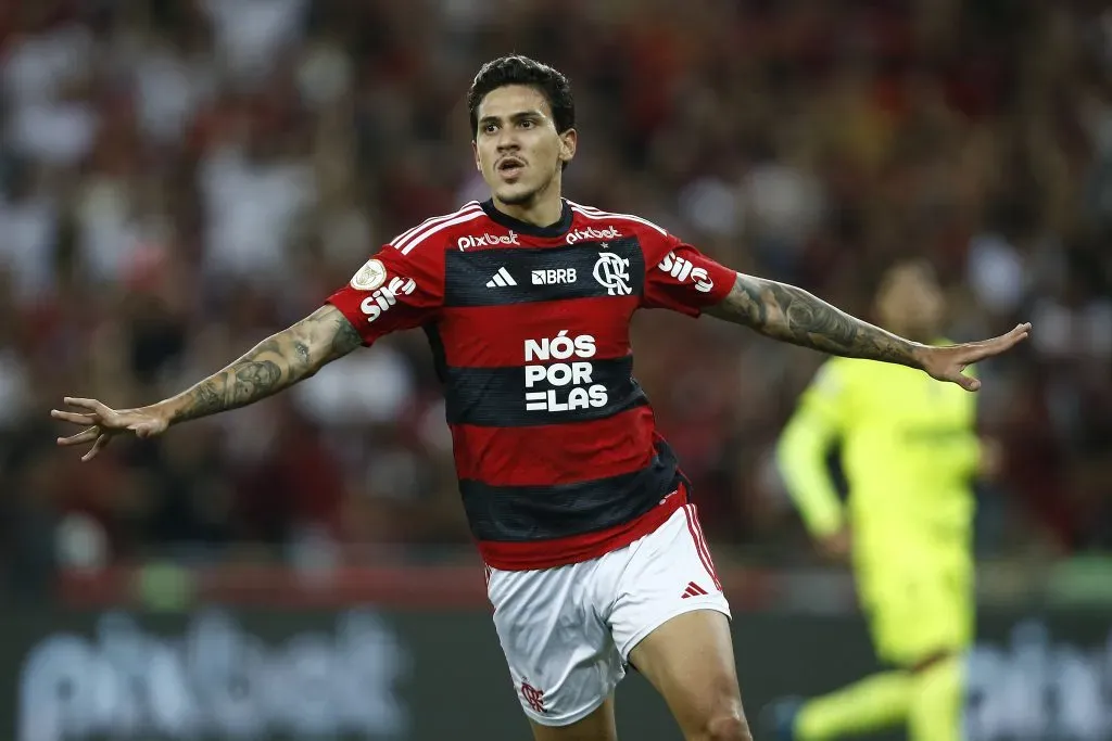 Pedro em ação pelo Flamengo (Photo by Wagner Meier/Getty Images)