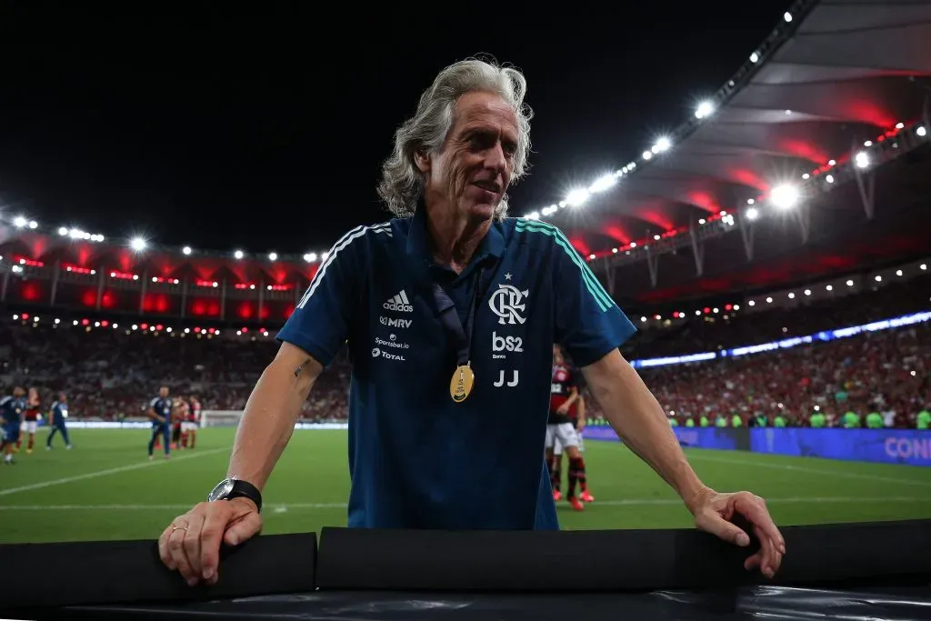 Jorge Jesus nos tempos de Flamengo (Photo by Buda Mendes/Getty Images)