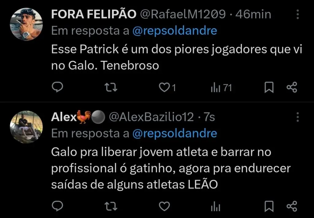 Repercussão via Twitter