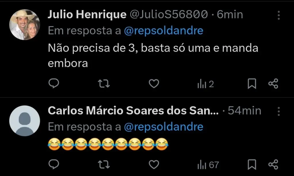 Repercussão via Twitter