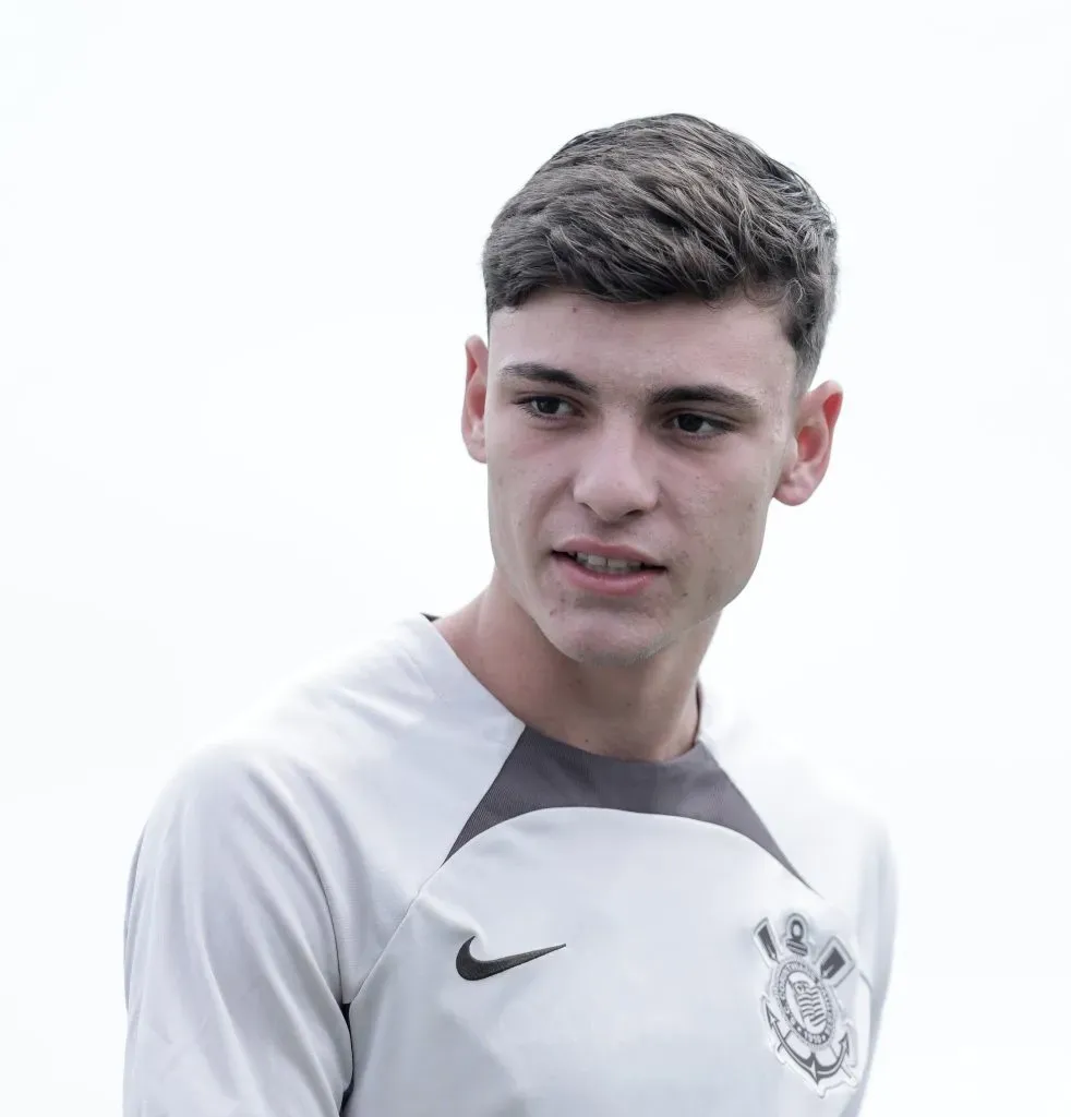 Breno Bidon no CT Joaquim Grava | Foto: Rodrigo Coca/Agência Corinthians