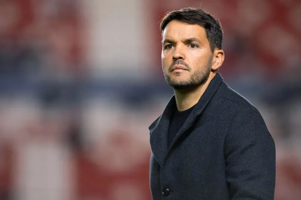 Nico Larcamón, técnico do Cruzeiro (Photo by Leopoldo Smith/Getty Images)