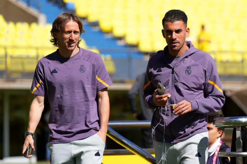 Modric e Ceballos. (Photo by Angel Martinez/Getty Images)