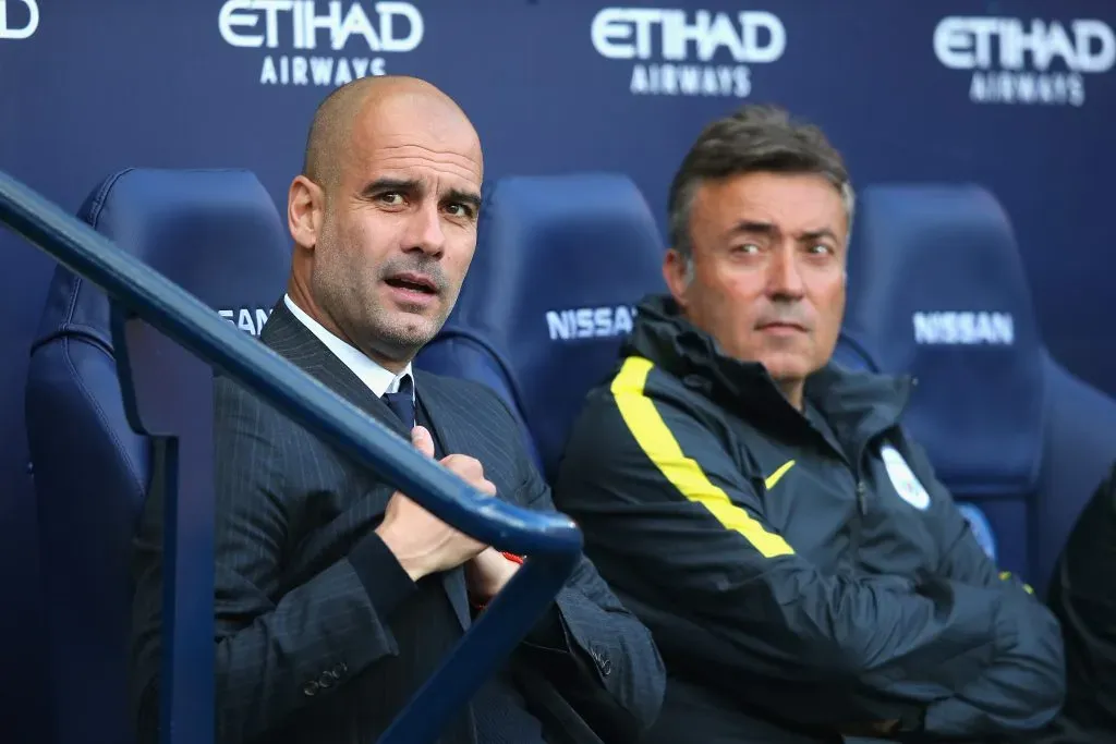 Josep Guardiola, (Photo by Alex Livesey/Getty Images)