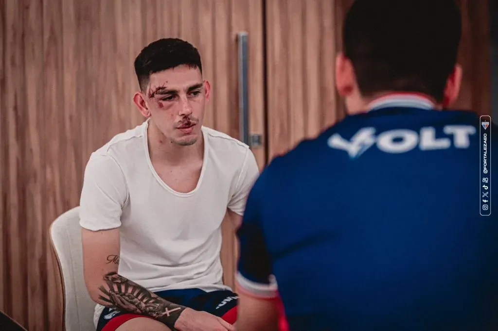 Escobar, jogador do Fortaleza. Foto: Mateus Lotif/FEC