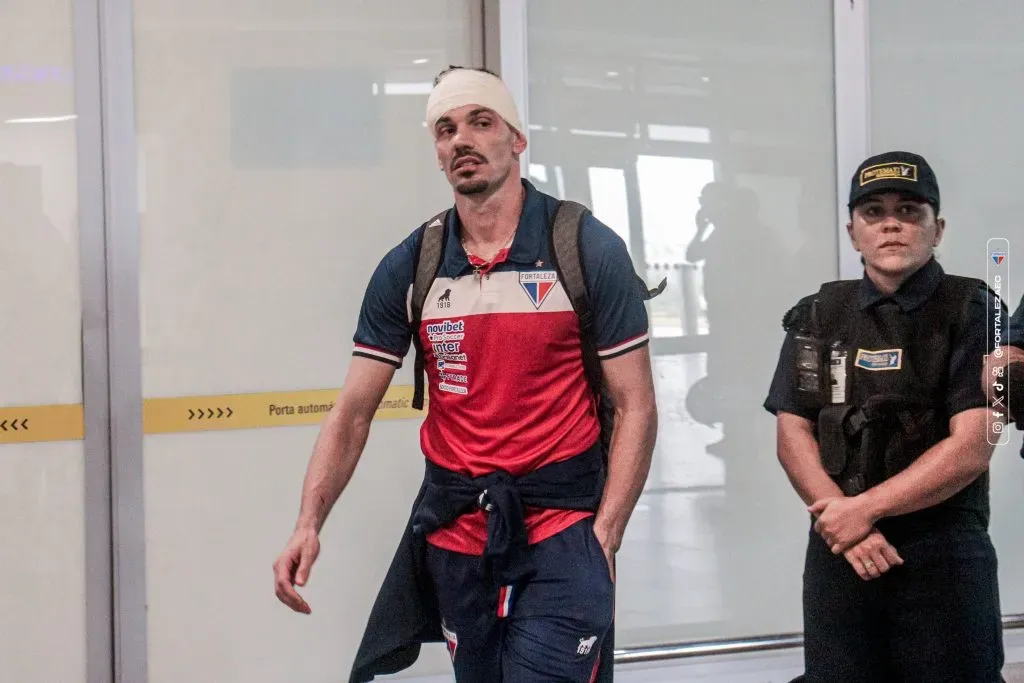 João Ricardo, do Fortaleza. Foto: Mateus Lotif/FEC