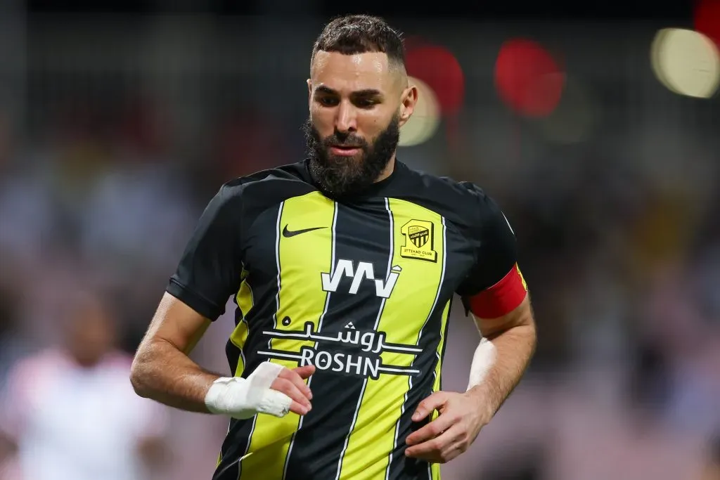 Karim Benzema of Al Ittihad (Photo by Yasser Bakhsh/Getty Images)