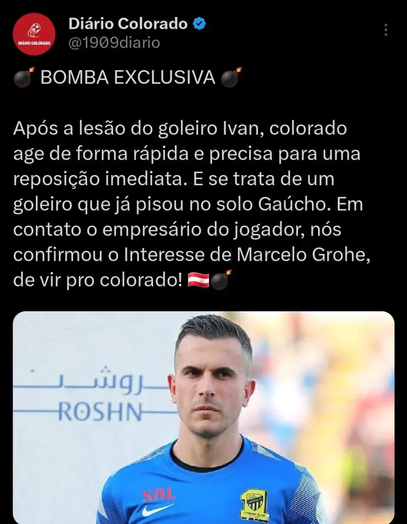 Repercussão via Twitter