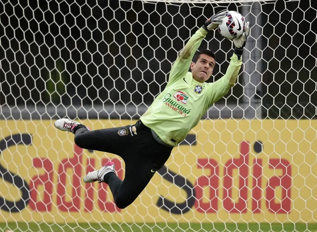 Marcelo Grohe treinando na Seleção Brasileira. (Photo by Buda Mendes/Getty Images)