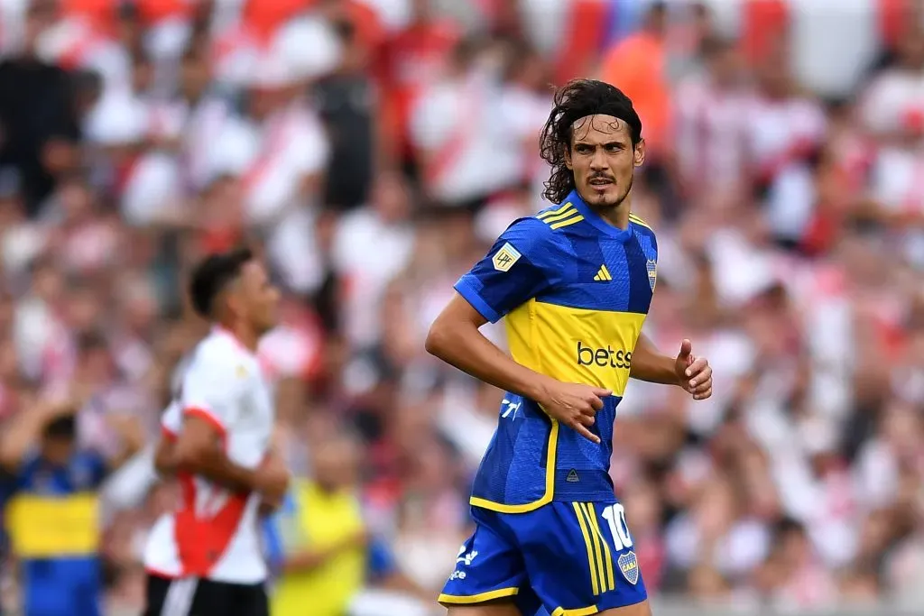 Cavani em ação pelo Boca (Photo by Marcelo Endelli/Getty Images)