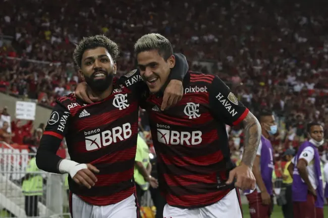 Gabriel Barbosa of Pedro no Flamengo . (Photo by Buda Mendes/Getty Images)