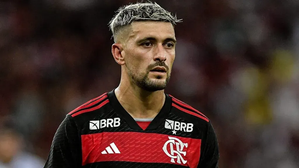 Arrascaeta pelo Flamengo. Foto: Thiago Ribeiro/AGIF