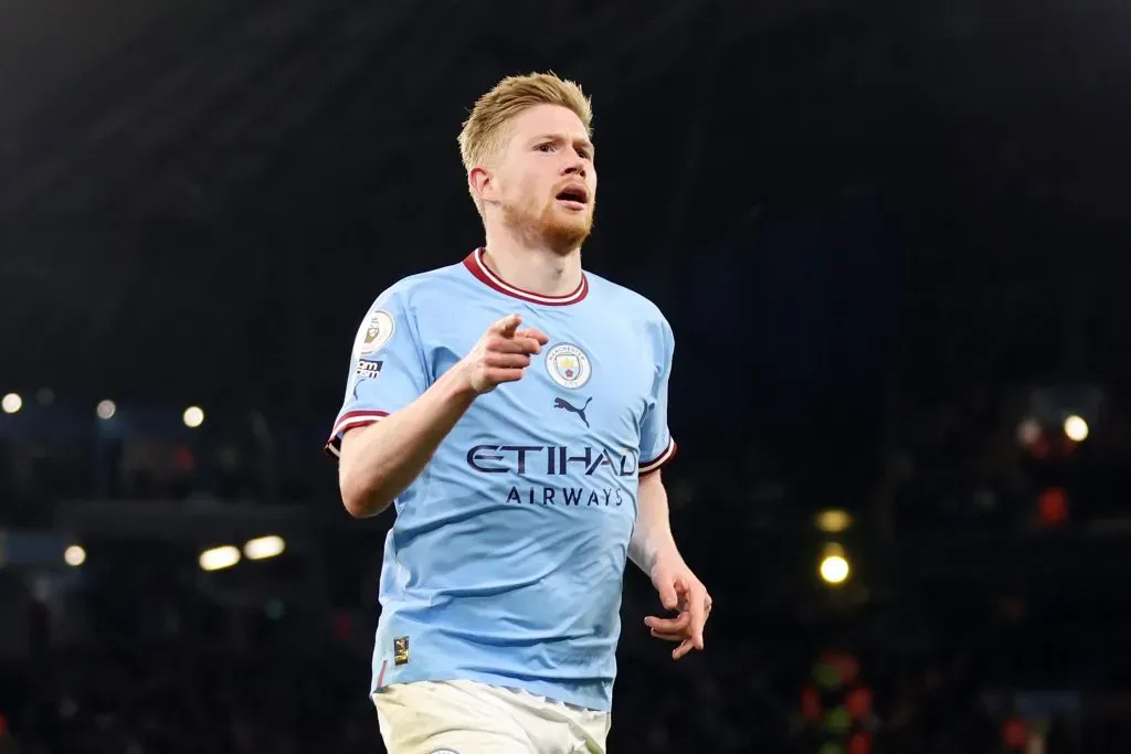 Kevin De Bruyne of Manchester City  (Photo by Catherine Ivill/Getty Images)