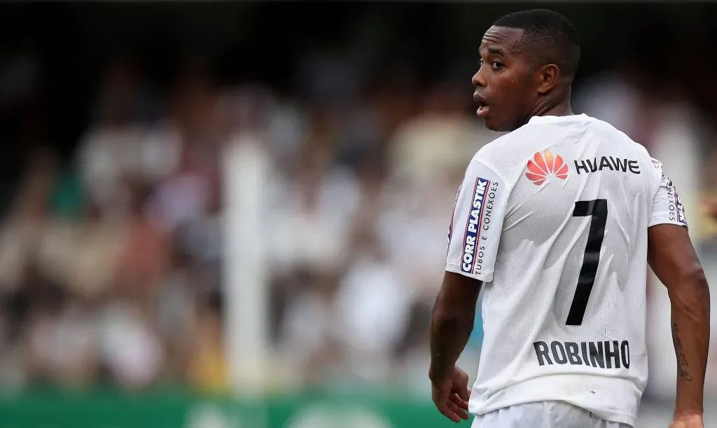 Robinho é convidado para churrasco pelo Santos. Foto: Friedemann Vogel/Getty Images