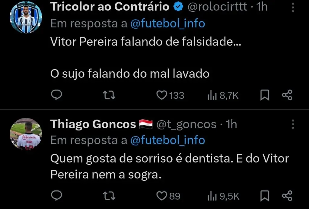 Repercussão via Twitter