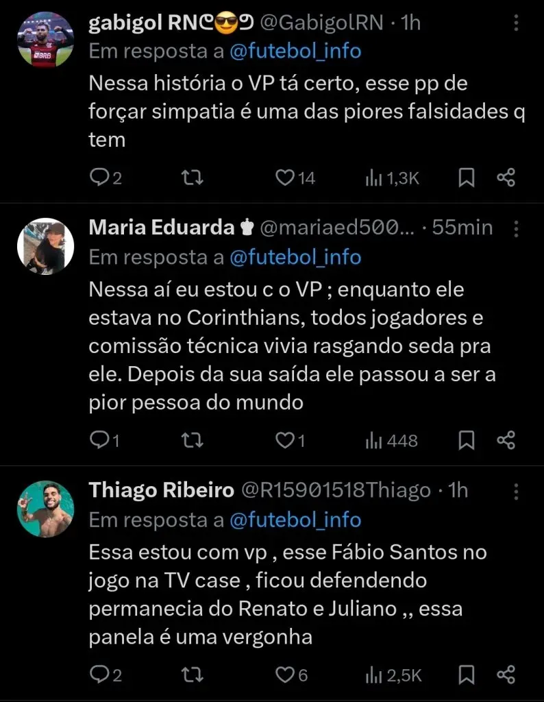 Repercussão via Twitter