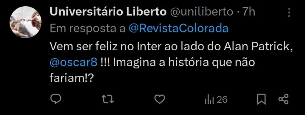 Repercussão via Twitter
