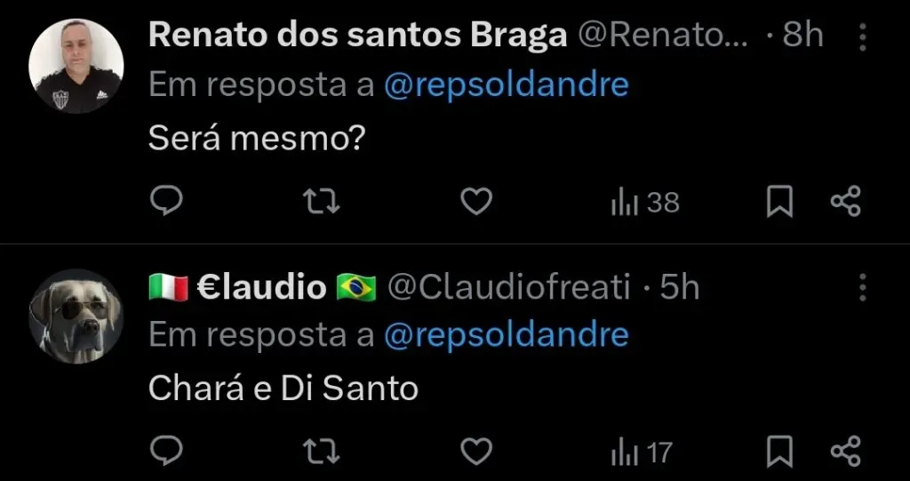 Repercussão via Twitter