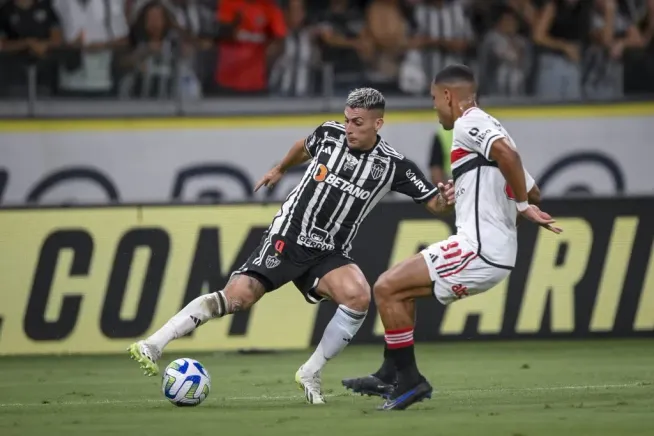 Pavón nos tempos de Atlético Mineiro. (Photo by João Guilherme/Getty Images)