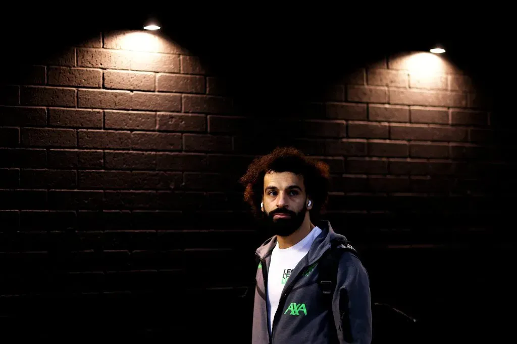 Mohamed Salah of Liverpool  (Photo by Lewis Storey/Getty Images)