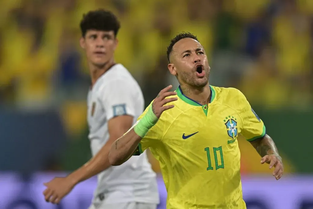 Neymar Jr. of Brazil (Photo by Pedro Vilela/Getty Images)