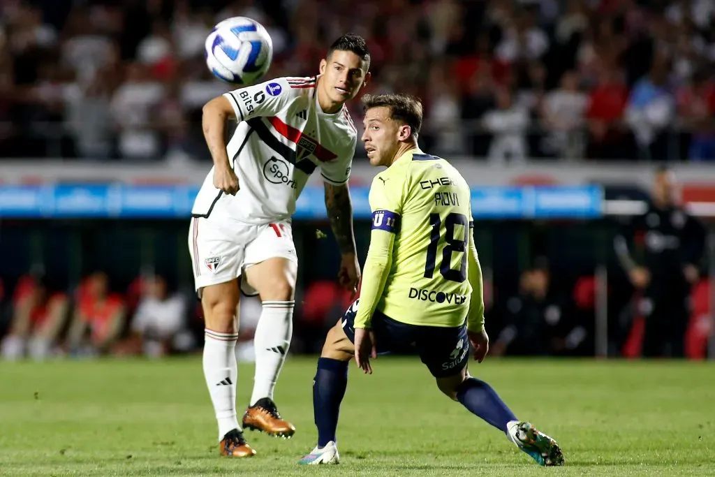 James Rodríguez of Sao Paulo . (Photo by Miguel Schincariol/Getty Images)