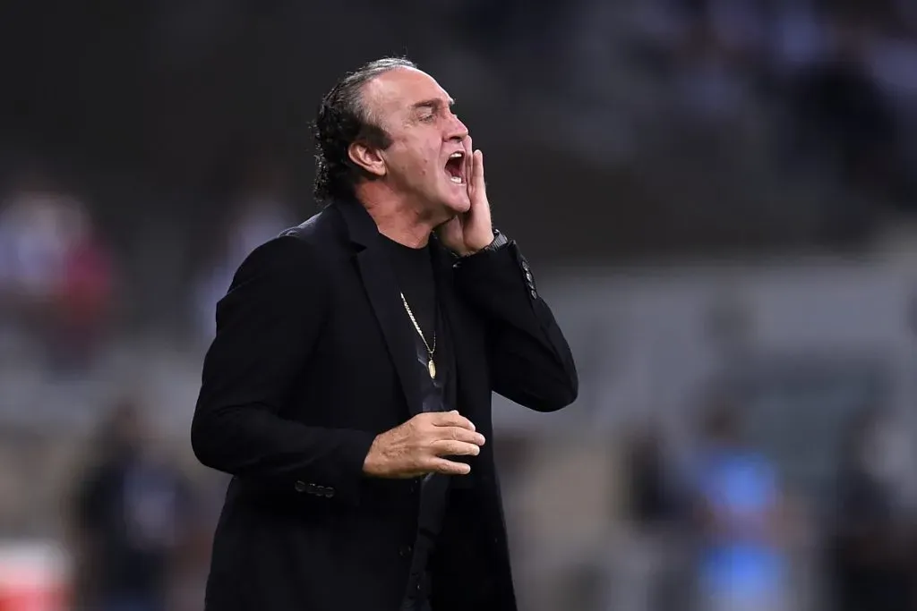 Treinador em duelo diante do River Plate (Photo by Yuri Edmundo-Pool/Getty Images)