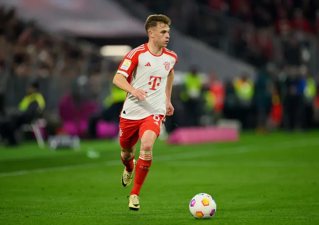 Joshua Kimmich of Bayern Munich . (Photo by Matthias Hangst/Getty Images)