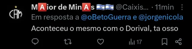 Repercussão via Twitter
