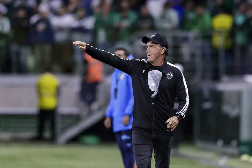 Cuca em partida contra o Palmeiras. (Photo by Alexandre Schneider/Getty Images)