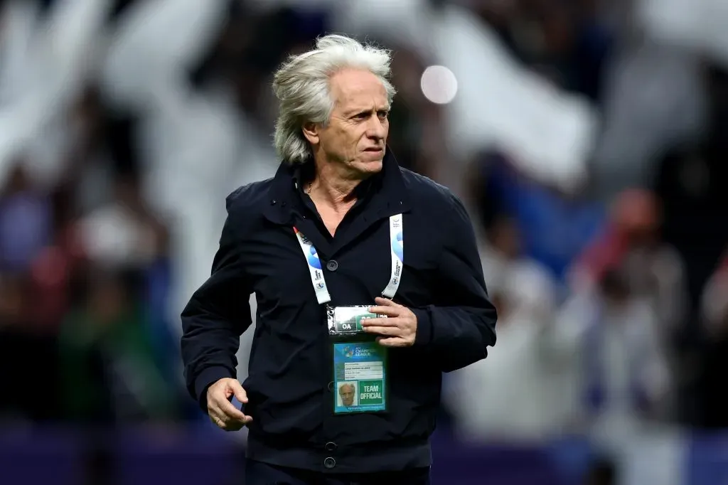 Jorge Jesus derrota Marcelo Gallardo novamente. Foto: Yasser Bakhsh/Getty Images