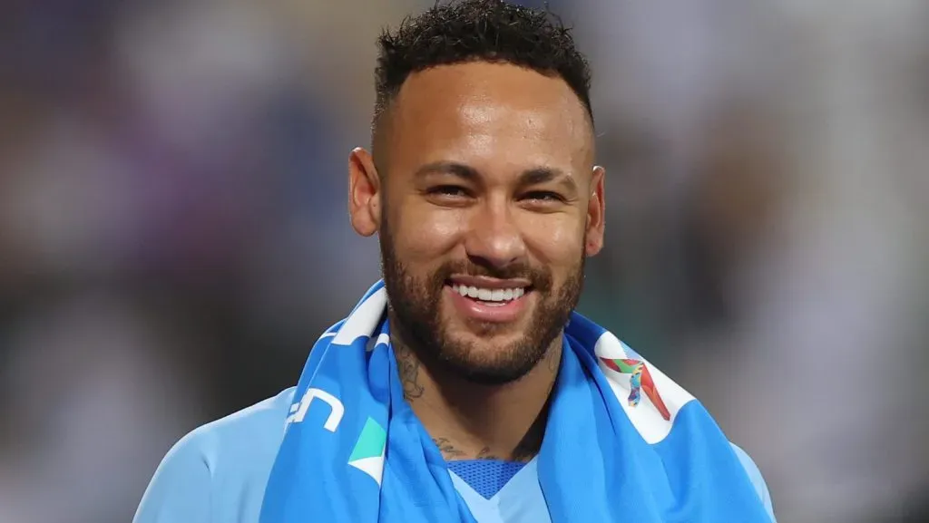 Neymar Jr of Al Hilal . (Photo by Yasser Bakhsh/Getty Images)