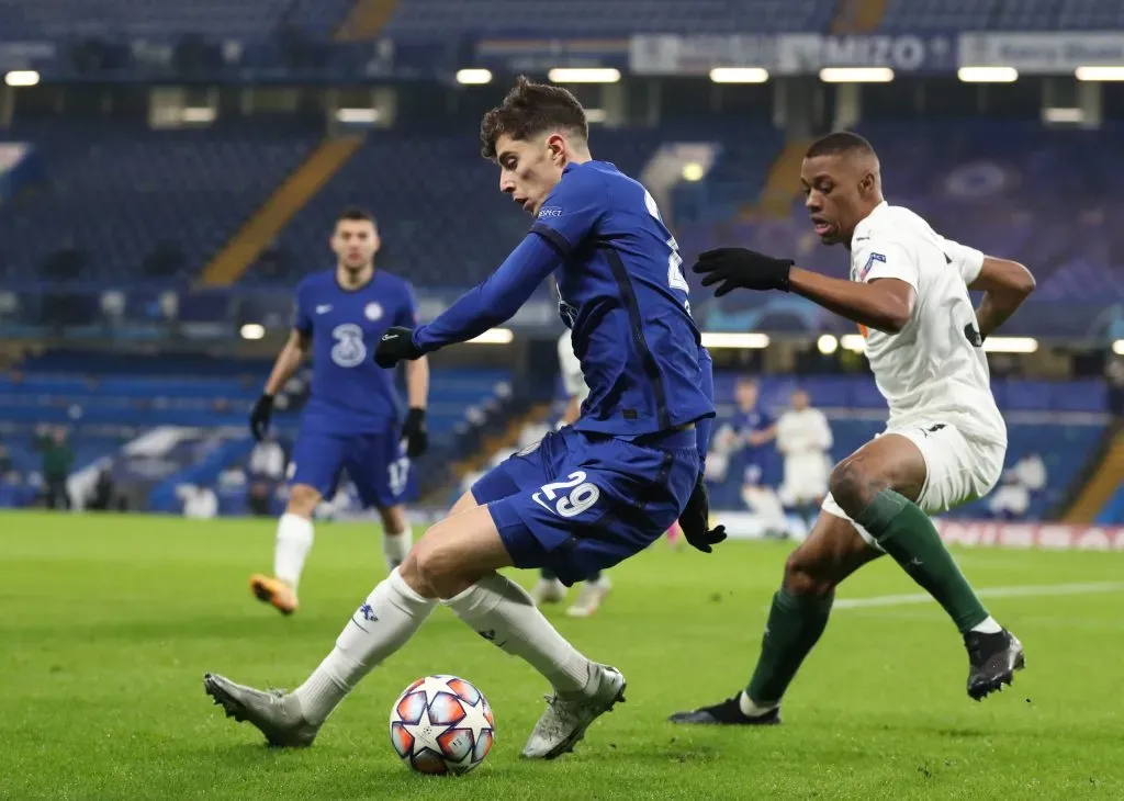 Kaio em ação contra o Chelsea. (Photo by Catherine Ivill/Getty Images)