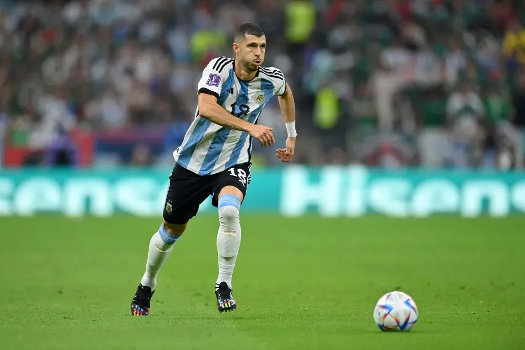 Guido Rodríguez no duelo diante do México (Photo by Dan Mullan/Getty Images)