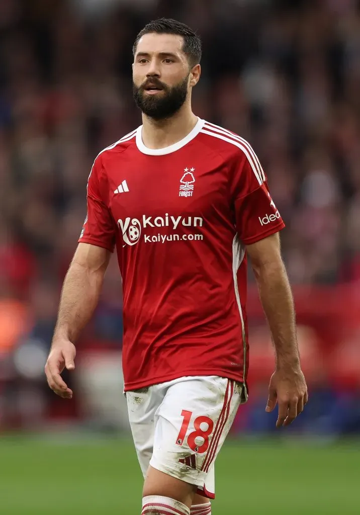 Atualmente, zagueiro Felipe está no Nottinham Forest. Foto: Richard Pelham/Getty Images