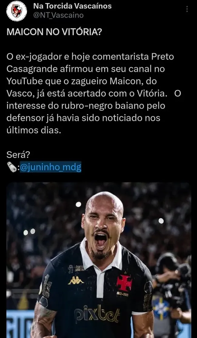 Repercussão via Twitter