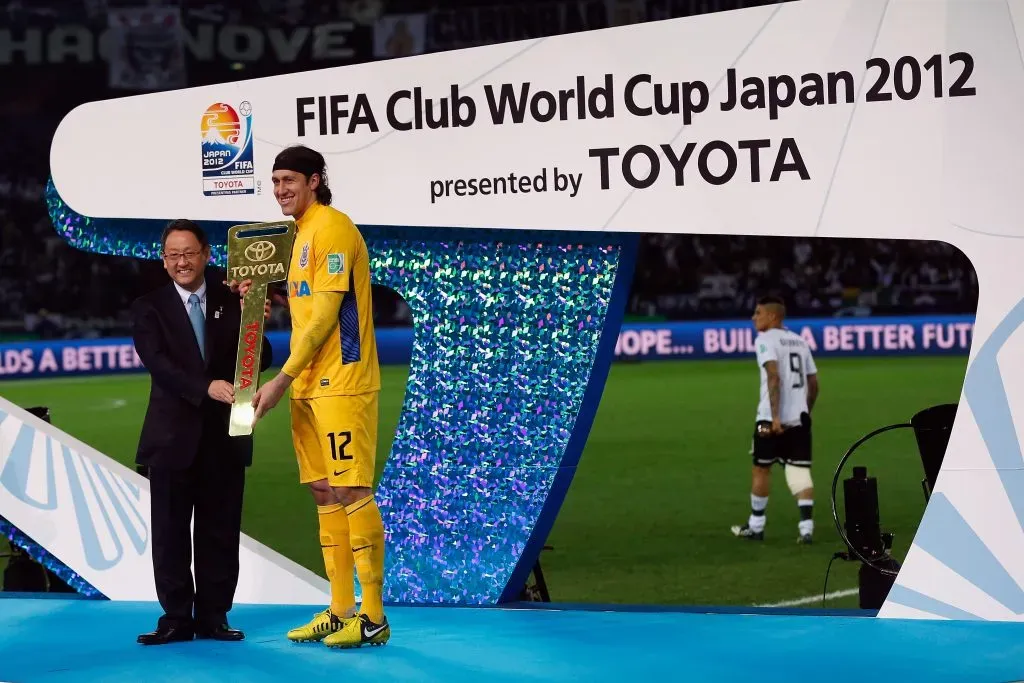 Cássio foi eleito o melhor do Mundial de 2011. (Photo by Lintao Zhang/Getty Images)