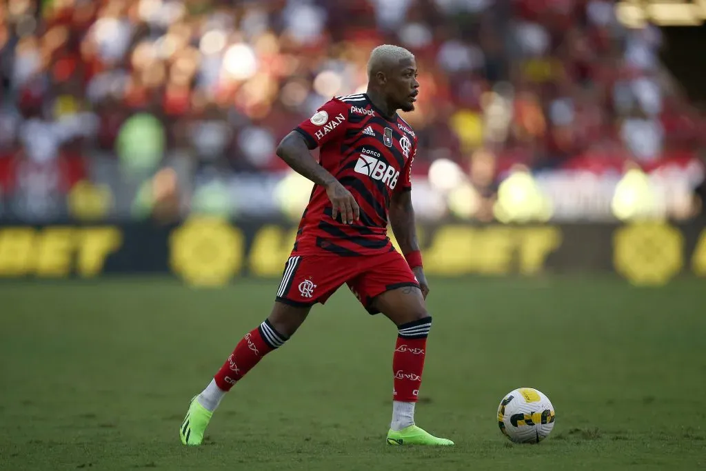 Atacante no duelo diante do Athletico Paranaense (Photo by Wagner Meier/Getty Images)