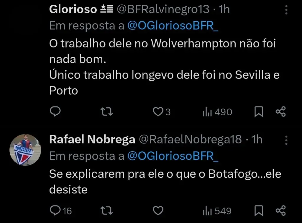 Repercussão via Twitter
