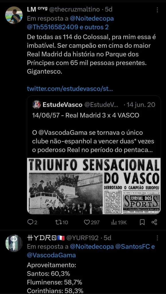 Repercussão via Twitter