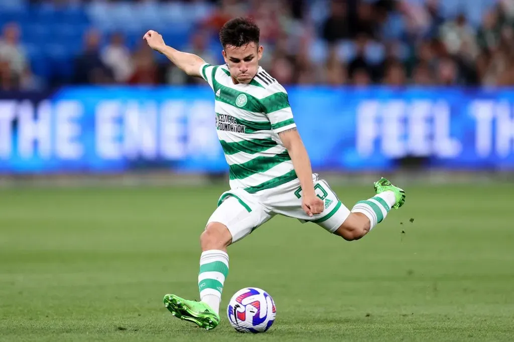 Argentino em ação pelo Celtic (Photo by Brendon Thorne/Getty Images)