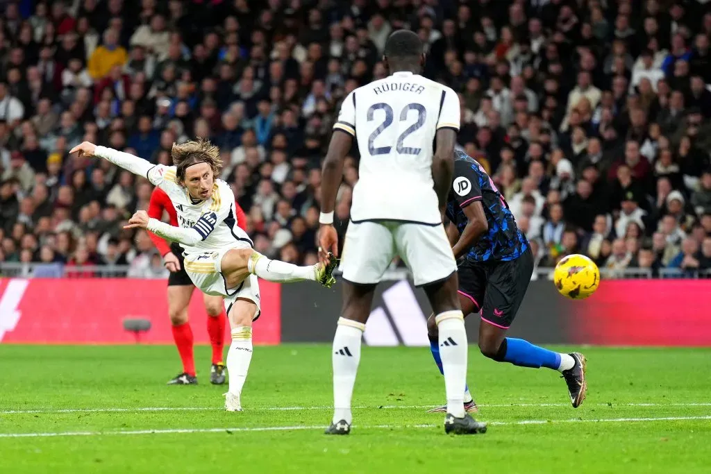 Modric está de saída do Real Madrid. (Photo by Angel Martinez/Getty Images)