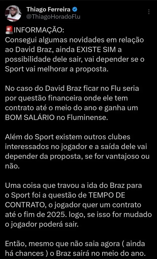 Repercussão via Twitter