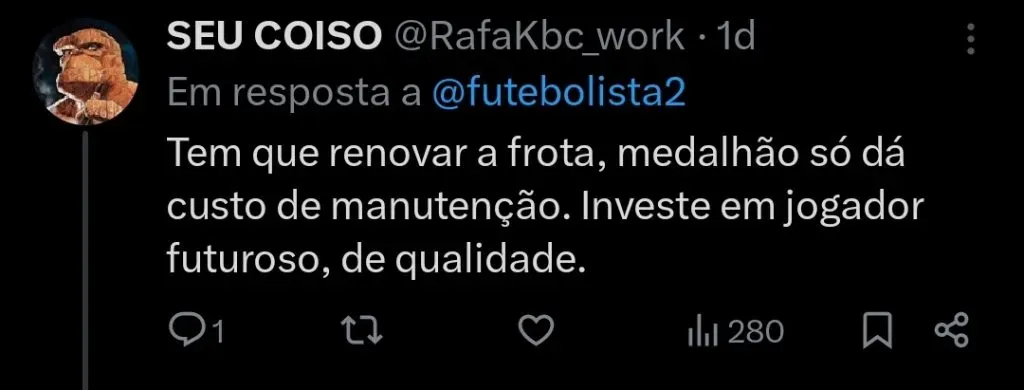 Repercussão via Twitter