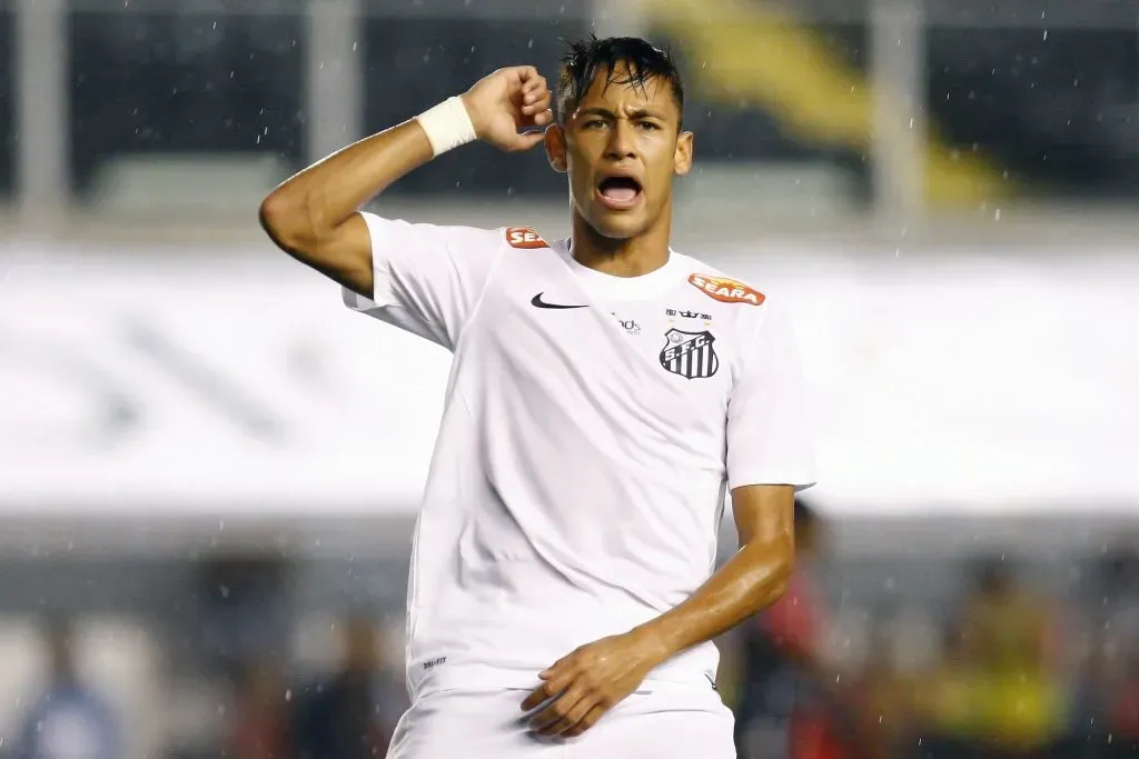 Neymar. Santos X Joinville pela Copa do Brasil 2013 Foto: Ricardo Saibun/AGIF