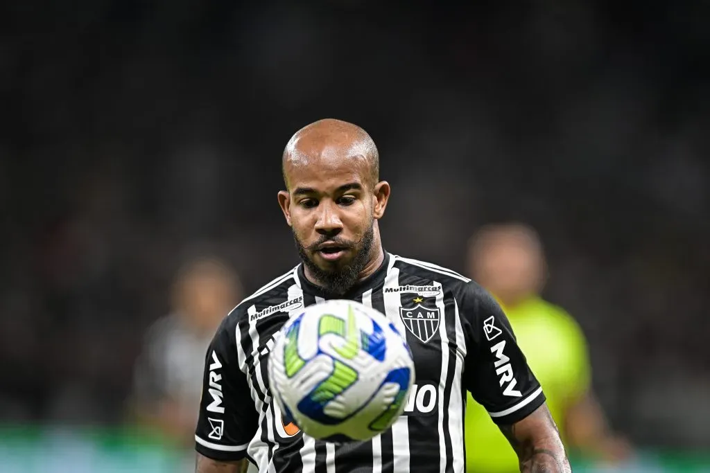 Meio-campista no duelo diante do Palmeiras (Photo by Pedro Vilela/Getty Images)
