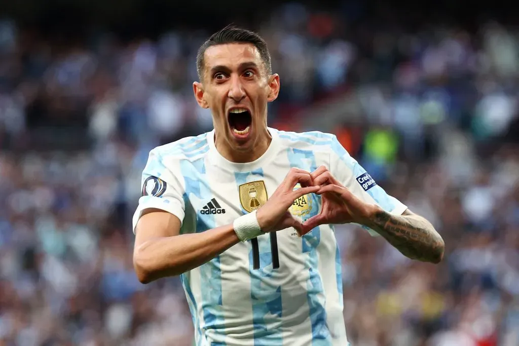 Angel Di Maria of Argentina. (Photo by Clive Rose/Getty Images)