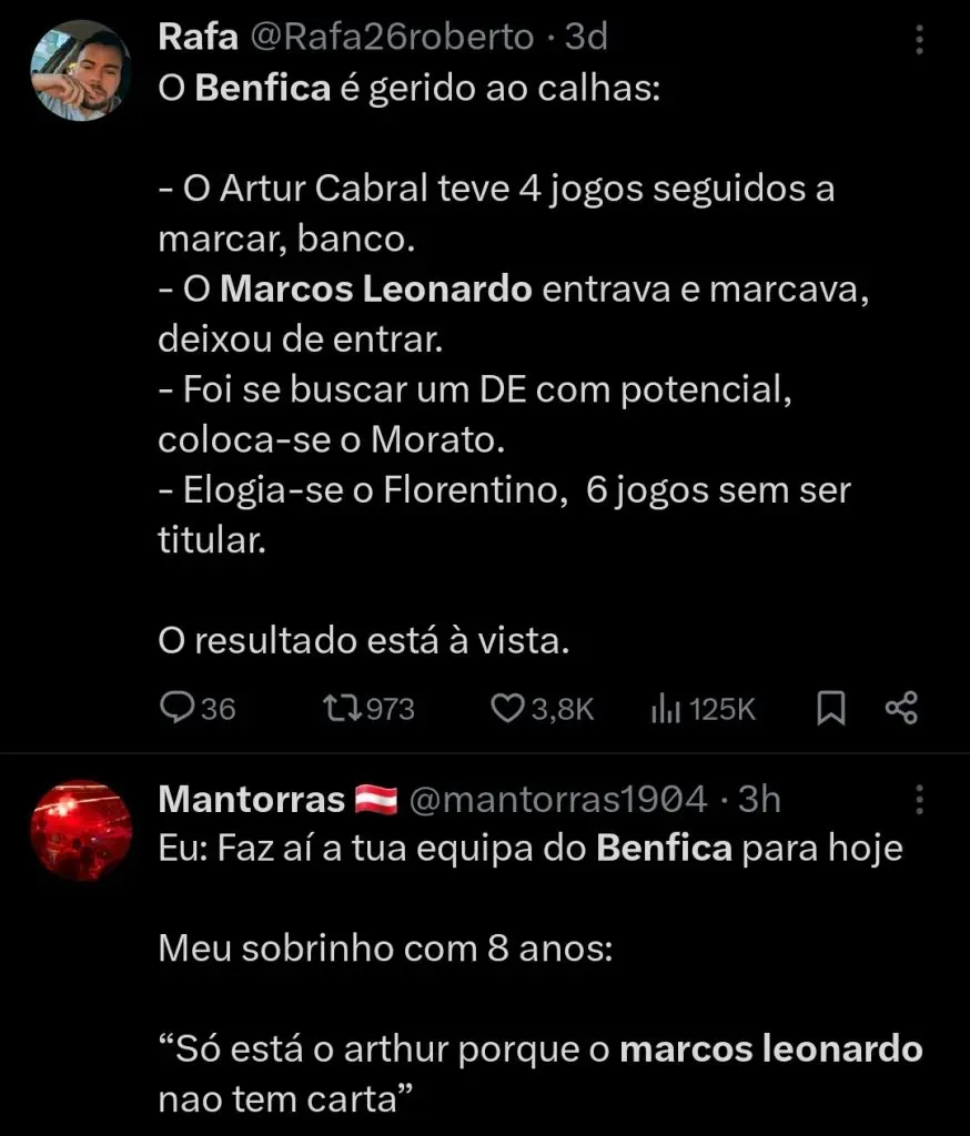 Repercussão via Twitter