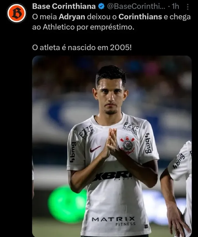 Repercussão via Base Corintiana